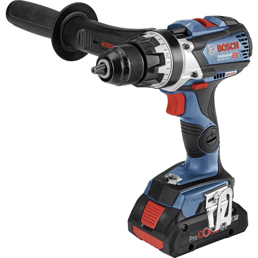 Bosch Professional System Akku Bohrschrauber GSR 18V-110 C (ohne Akkus und Ladegerät, im Karton) - M