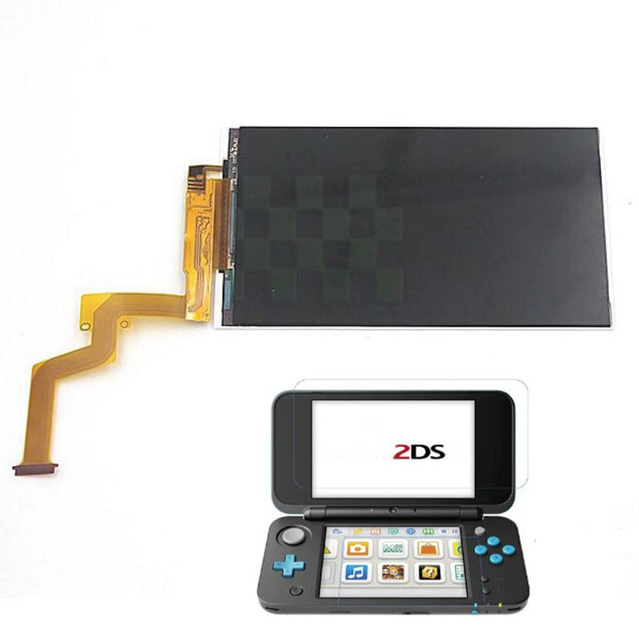 Cuifati Ersatzbildschirm für das Neue 2DS XL LL, Top-LCD-Bildschirm-Reparatursätze 2DS-Spielekonsole