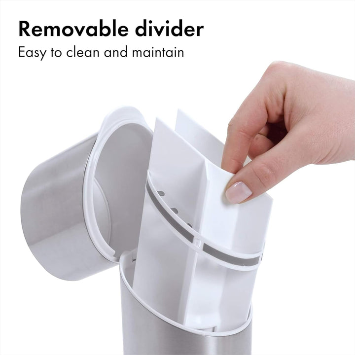 OXO Good Grips Zahnbürsten-Organizer aus Edelstahl, 24 cm 1 9.75 Inch, 1 9.75 Inch