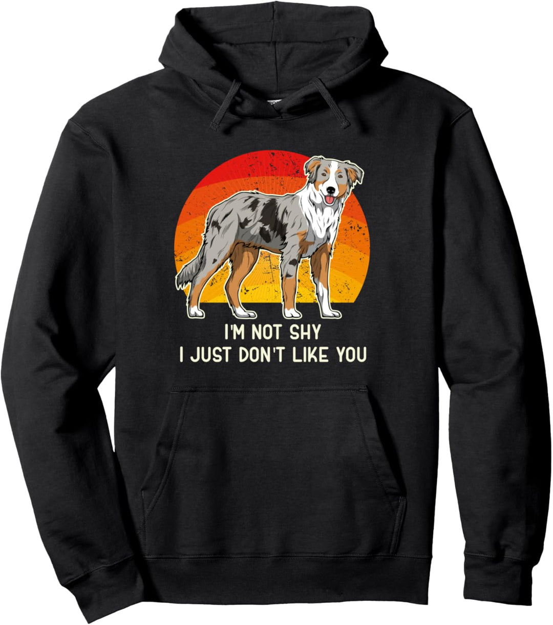 Australian Shepherd Vintage Pullover Hoodie