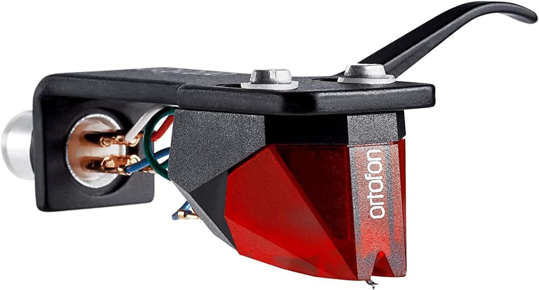 Ortofon 2M Red Premounted - 2M Red Tonabnehmer montiert am SH-4 Black Headshell | einfache Montage a