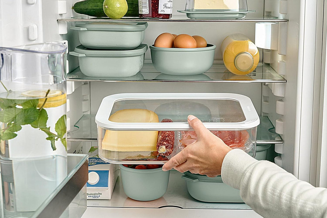 Mepal Multi Bowl Cirqula Round - Mikrowellen Geschir - Geeignet als Luftdichte Aufbewahrungsbox für