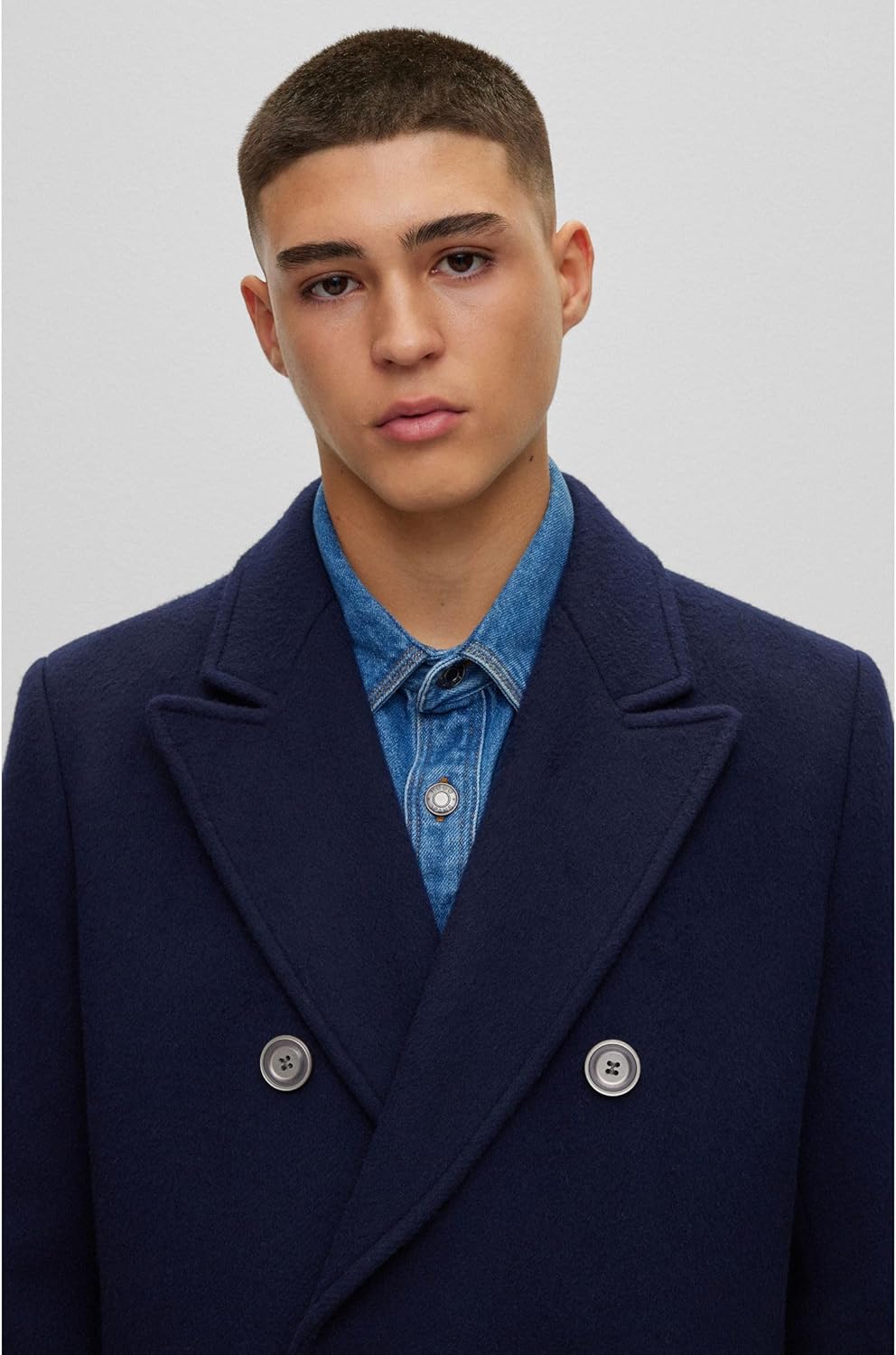 HUGO Herren Coat 106 Dark Blue405, 106 Dark Blue405