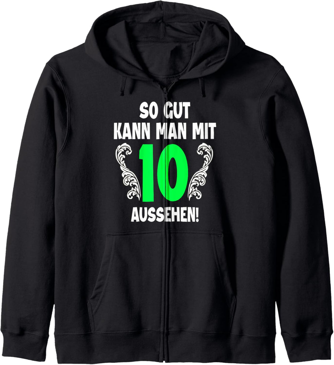 10. Geburtstag Junge Mädchen 2012 Kind Party Feier 10 Jahre Kapuzenjacke