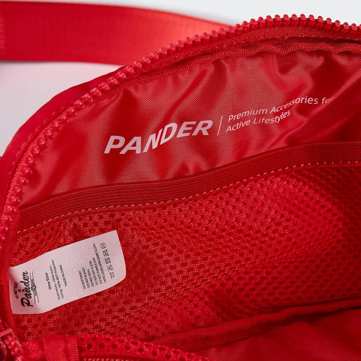 Pander Gürteltasche mit Zwei-Wege-Reissverschluss, Nylon, für Damen, wasserabweisende Hüfttaschen, C