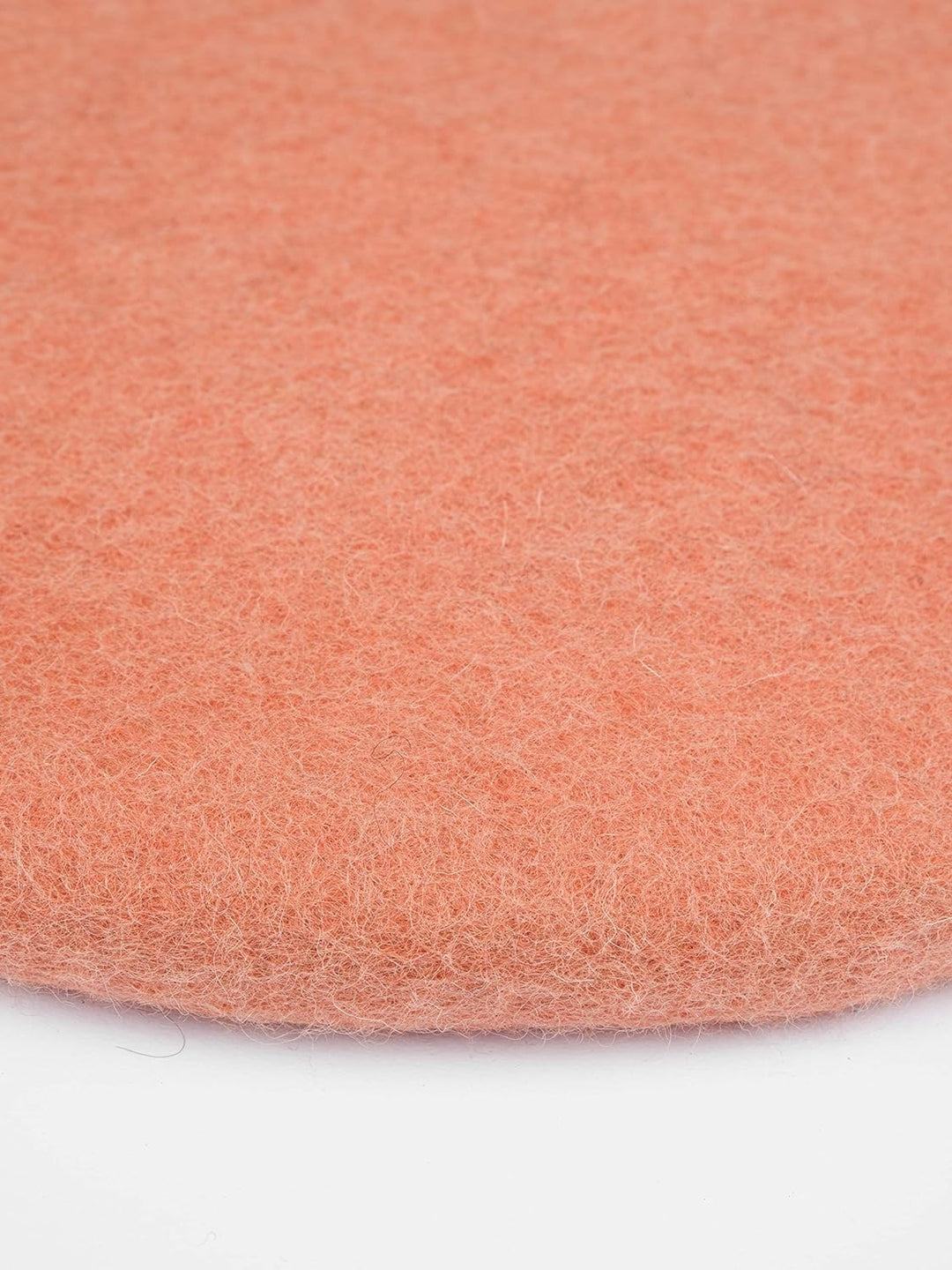 myfelt Flache Filz-Sitzauflage/Stuhlauflage - Lea - rund, 36 cm, Lachsfarben, Lachsfarben
