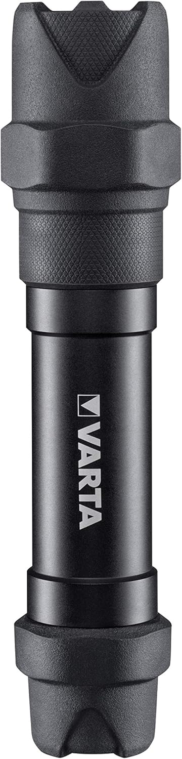 VARTA Taschenlampe LED 6 Watt inkl. 6x AA Batterien, Indestructible F30 Pro Leuchte, Lampe, Arbeitsl