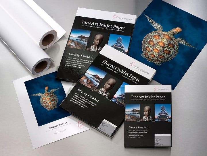 Hahnemühle 10641668 Digital FineArt Baryta Papier, 325 g/m², DIN A2, 420 x 594 mm, hellweiss, 420 x