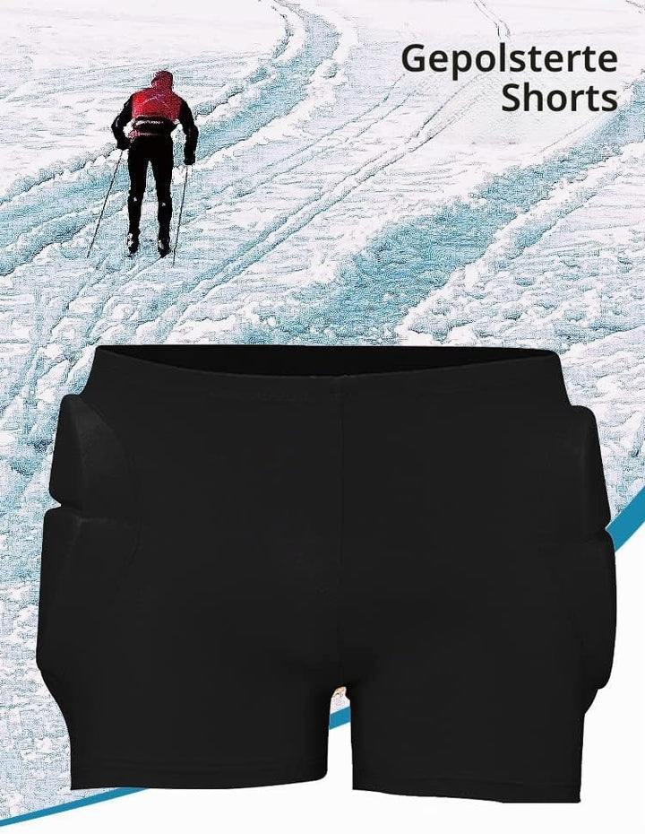Gepolsterte Hüft-Shorts für Kinder, 3D-schützende, gepolsterte Shorts, Crash-Po-Pads für Snowboarden