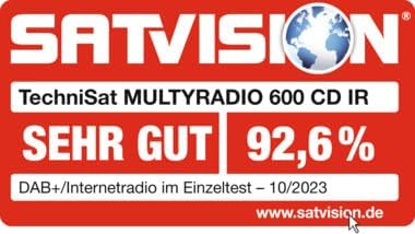 TechniSat MULTYRADIO 600 CD IR - Internetradio (Kompaktanlage, WLAN Radio, DAB+, UKW, Spotify, Bluet