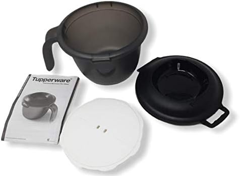 Tupper TUPPERWARE Mikrowelle Junior-Reis-Meister 500 ml Single Reiskocher schwarz 500ml Reis Bulgur