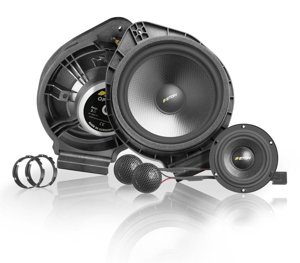 Eton UG Opel F2.1 16,5 cm - 2-Wege Lautsprechersystem Upgrad SET für Opel Astra J Fronteinbau 80 Wat