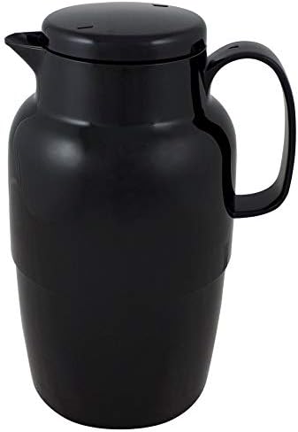 Helios Mondo Kunststoff-Isolierkanne, schwarz, 2 Liter 2,0 Liter Schwarz, 2,0 Liter Schwarz