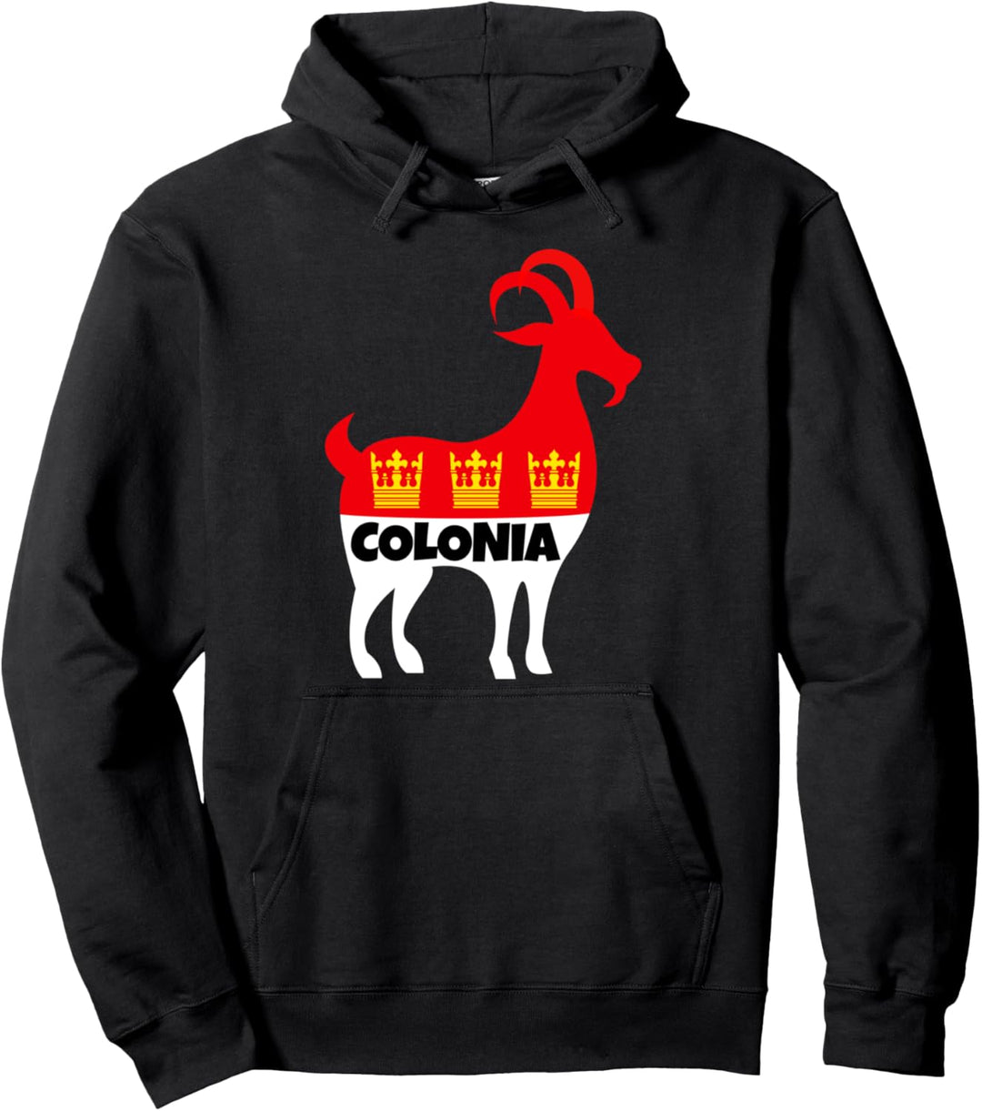 Köln Wappen in Geissbock Form - Köln Pullover Hoodie