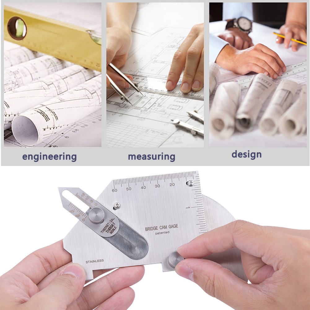 Inch 0026 Metrisch Brücken Nockenmesser Gage Test Ulnar Schweissen Inspektions Nocken Typ Messgerät