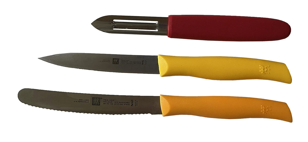 Zwilling Twin Grip Messerset, Edelstahl, 3-teilig