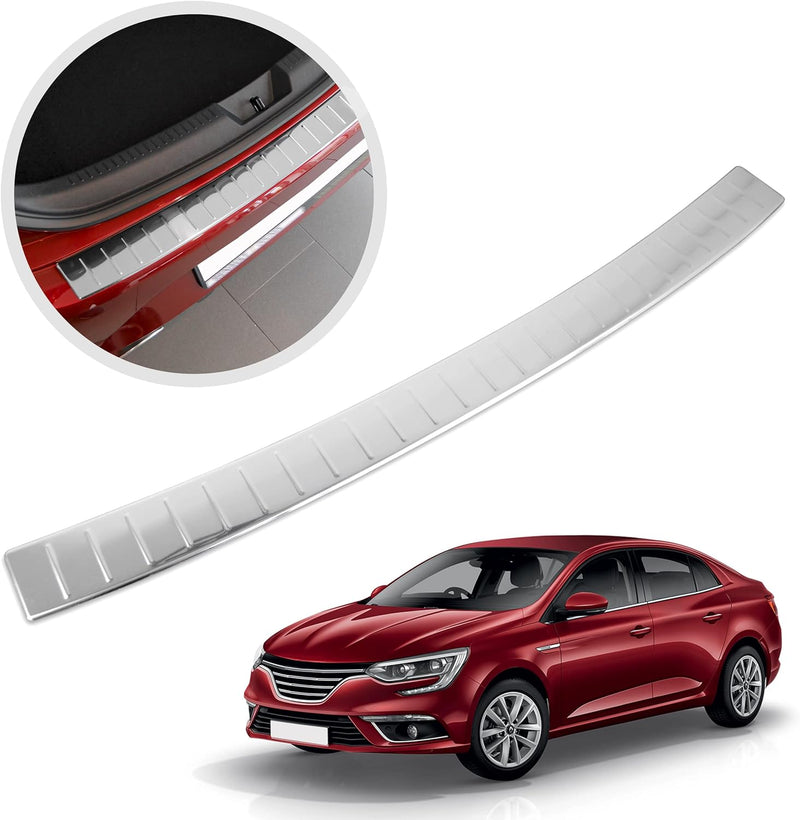 CHROMEMASTER | Ladekantenschutz Stossstangenschutz | Kompatibel mit Renault Megane 4 2016 - Grand Co
