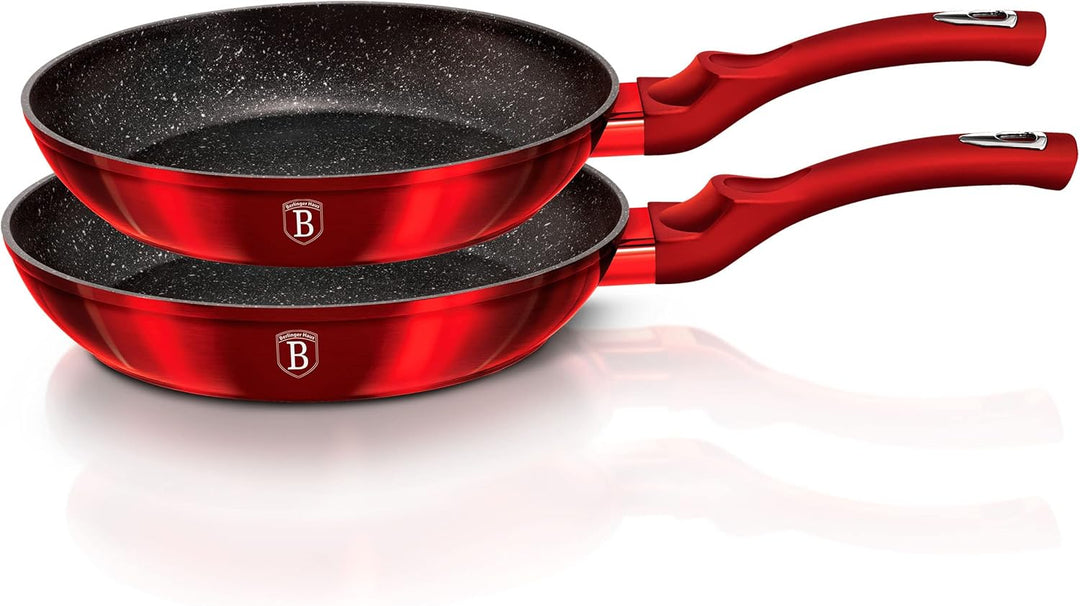 B BERLINGER HAUS BERLINGERHAUS PROFESSIONAL PRECISION Burgundy 2er-Set Bratpfannen Induktion 22-26 c