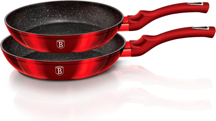 B BERLINGER HAUS BERLINGERHAUS PROFESSIONAL PRECISION Burgundy 2er-Set Bratpfannen Induktion 22-26 c