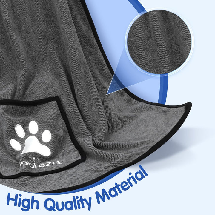Nobleza Hundehandtuch, Mikrofaser Hundehandtuch, Hundehandtuch extra saugfähig, Weich & Langlebig Pr