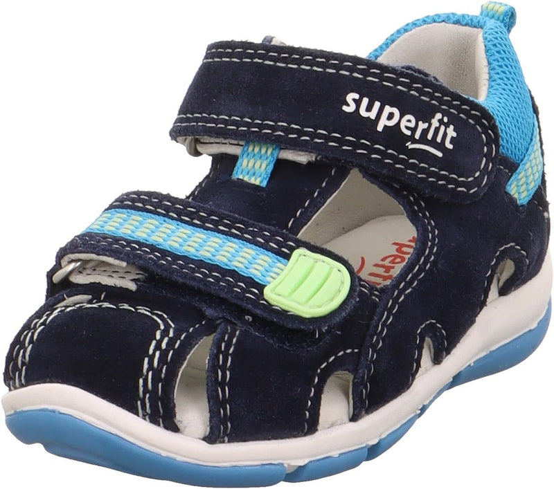 Superfit Baby Jungen Freddy Sandalen, Blau Türkis 8030