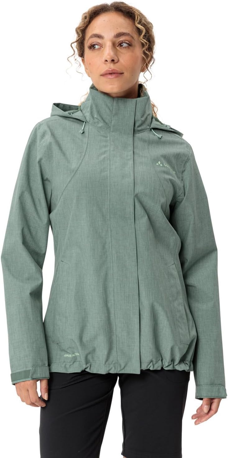 VAUDE Regenjacke - Rosemoor Jacket II, Regenjacke Damen wasserdicht und atmungsaktiv, funktionale 2-