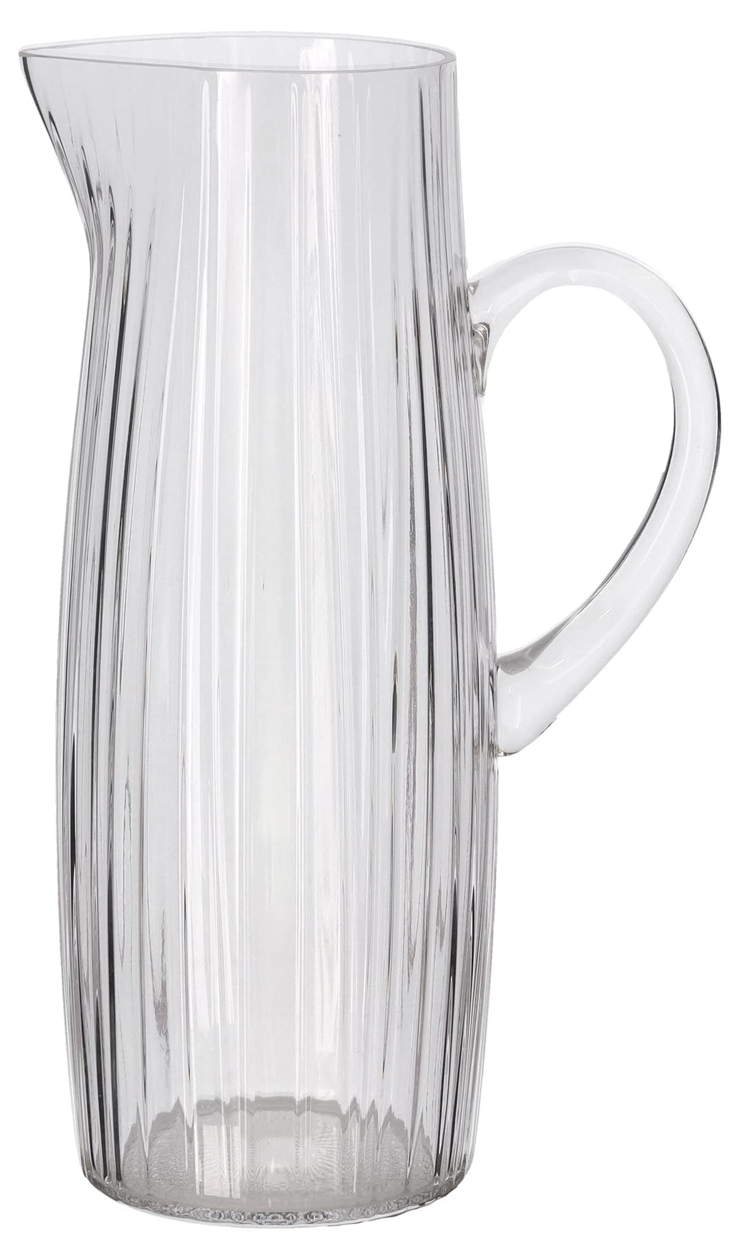 BITZ Kusintha Kanne, Wasserkrug aus Glas, Fassungsvermögen 1,2 L, Klar (1 stück) 1200 ml Clear, 1200