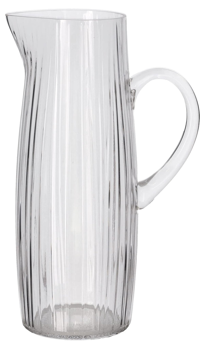 BITZ Kusintha Kanne, Wasserkrug aus Glas, Fassungsvermögen 1,2 L, Klar (1 stück) 1200 ml Clear, 1200
