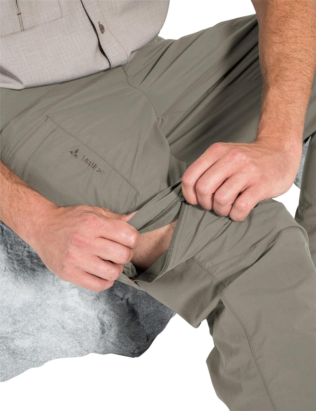 VAUDE Herren Hose Men's Farley Zo Pants V 46 Boulder, 46 Boulder