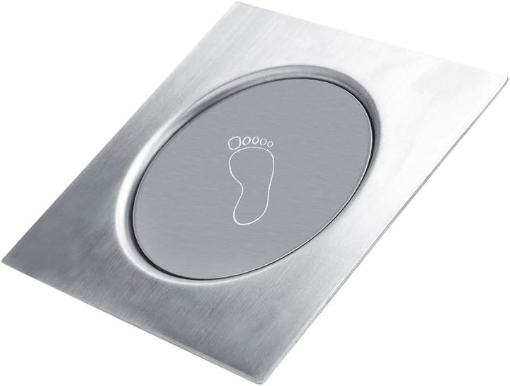 Edelstahl Pedal Bounce Typ Bodenablauf Dusche Rostablauf für Küche Bad Waschraum Garage Keller Toile