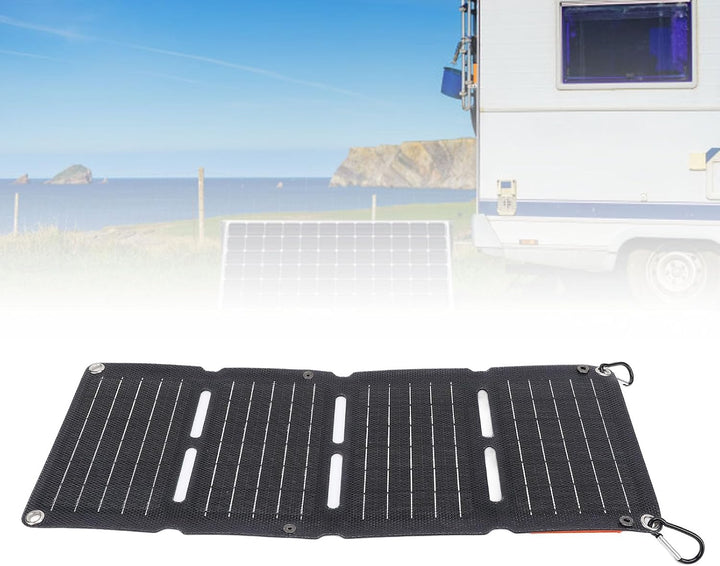 40 W Faltbares Solarpanel mit USB-C-USB-A-Ausgängen für Telefone, Powerbanks, Tablets, Schnelles Auf
