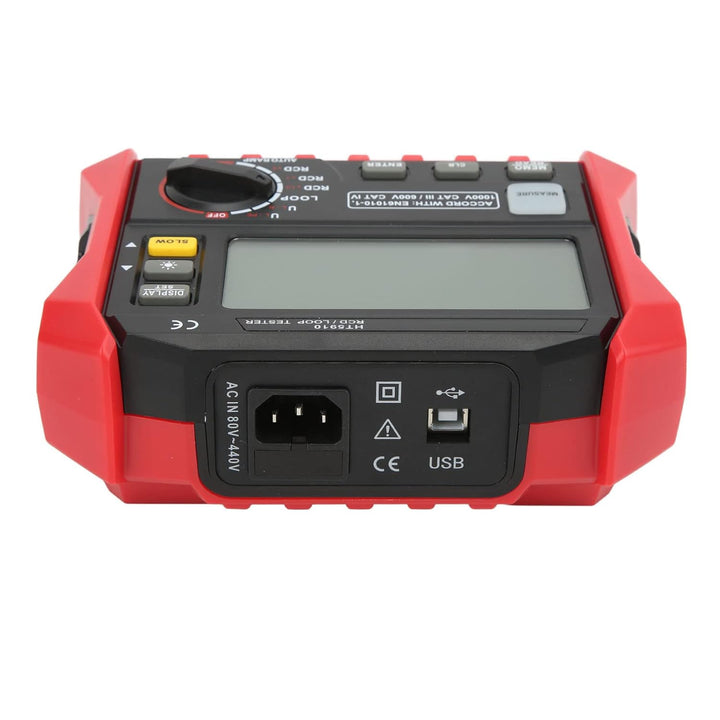 RCD-Widerstandsprüfgerät, RCD-Schleifentest 45Hz-65Hz Schleifenwiderstandsprüfgerät Multifunktional