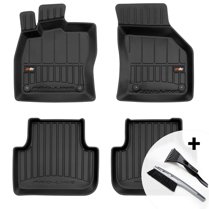moto-MOLTICO 3D Gummimatten Auto Fussmatten Gummi Automatten 4-teilig Set - passend für VW Golf Spor