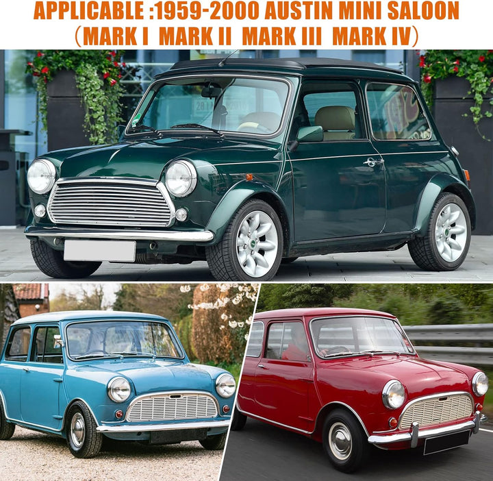 Autoabdeckung Vollgarage Ersatz für Austin Mini Saloon 1959-2000, 300D Allwetter Reflektierende Auto