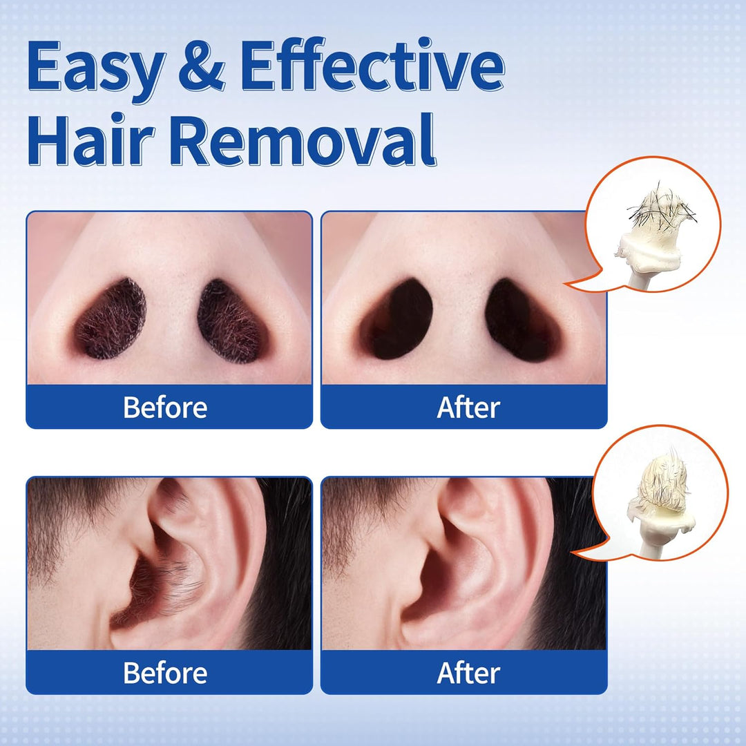 Beauty7 16 gebrauchsfertige Wachsstäbchen Nasen- und Ohrenhaarentfernung Schmerzfrei Nasenwachs Nase