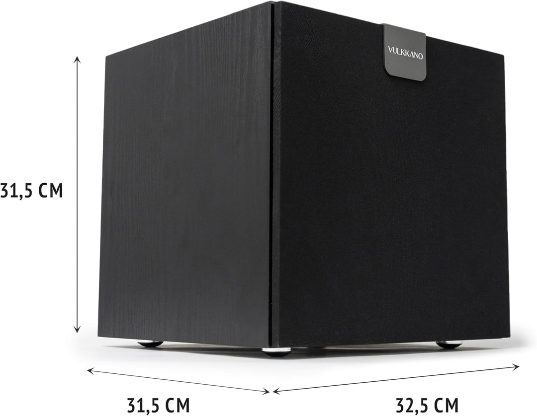 VULKKANO SUB10 Subwoofer Activ 10 Zoll, Frequenz: 40 Hz-200 Hz
