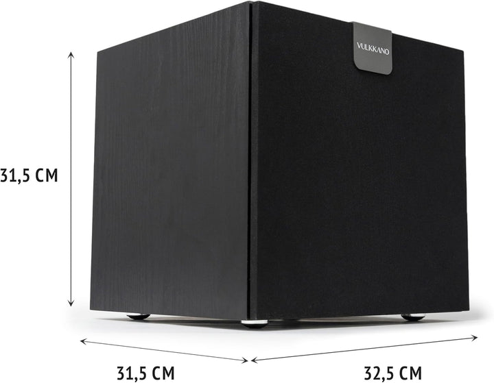 VULKKANO SUB10 Subwoofer Activ 10 Zoll, Frequenz: 40 Hz-200 Hz