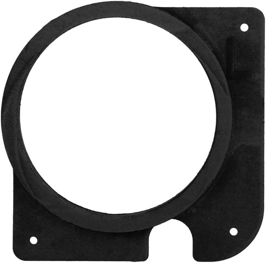 [1 Paar] 165 mm MDF Lautsprecher Ringe kompatibel mit VW Golf III | passend für Vordertür | Farbe: s