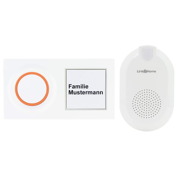 REV 0088277012 Link2Home, WLAN Funk-Gong mit Taster,App Steuerg. 6 Klänge , weiss WLAN Gong, WLAN Go