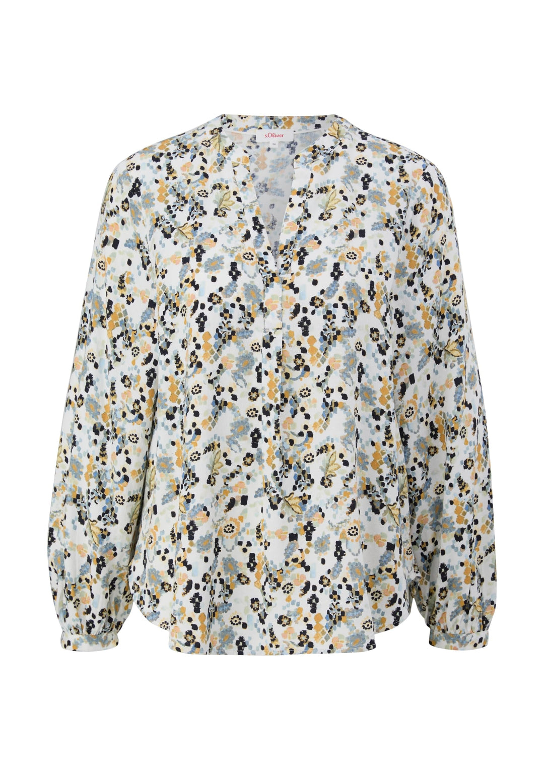 s.Oliver Damen Bluse Langarm 2128312 Bluse Langarm 32 Weiss, 32 Weiss