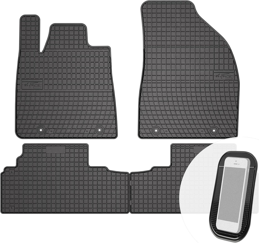 Gummimatten Auto Fussmatten Gummi Automatten Passgenau 4-teilig Set - passend für Lexus RX III Hybri