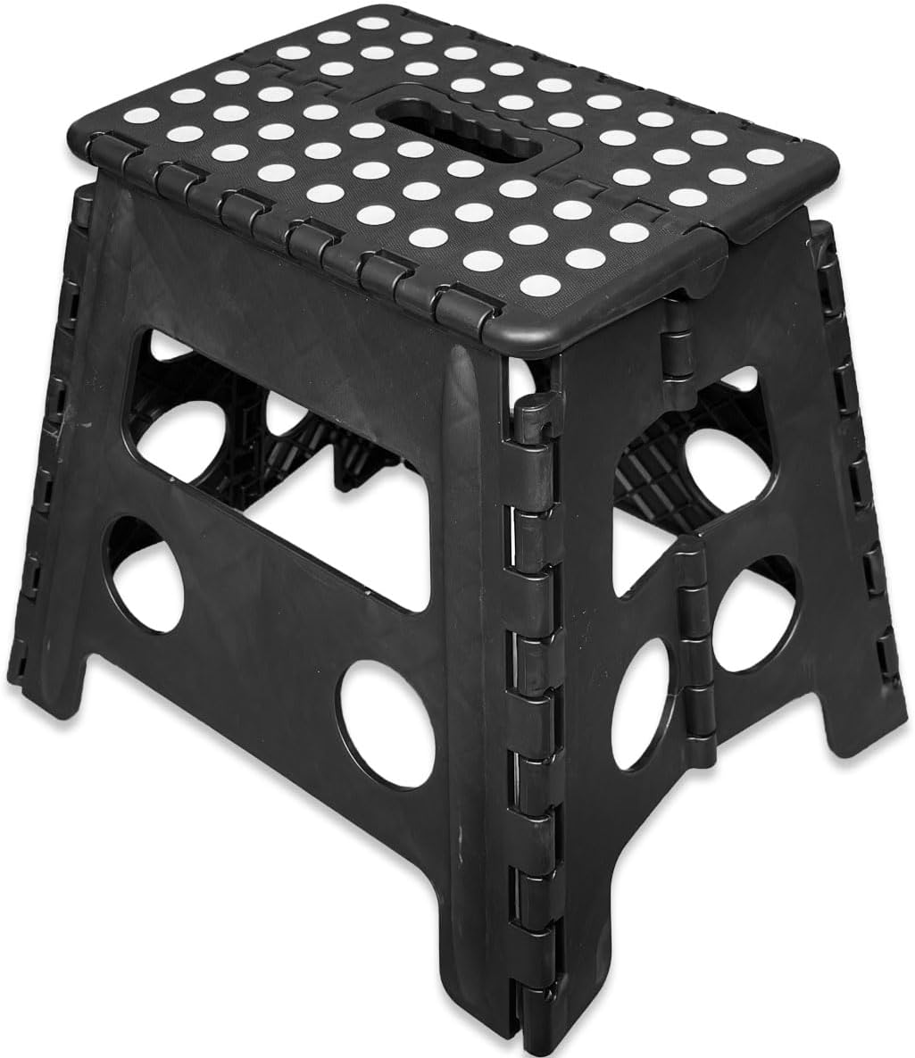Faltbarer Tritthocker Klapphocker Hocker Trittstufe Aufstiegshilfe gummierte Trittfläche mit praktis