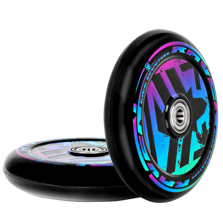 Raven Ersatzräder für Stunt Scooter Roller Evolution Slick Provox Laredo mit Kugellager 2 Stück 100m