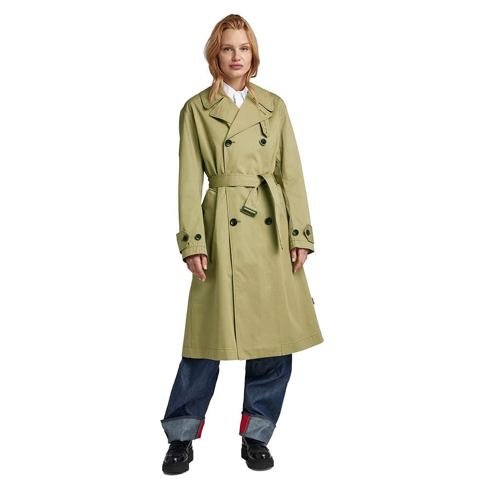 G-STAR RAW Damen High Trenchcoat Jackets XS Braun (Dk Toggee D23005-d352-5787), XS Braun (Dk Toggee