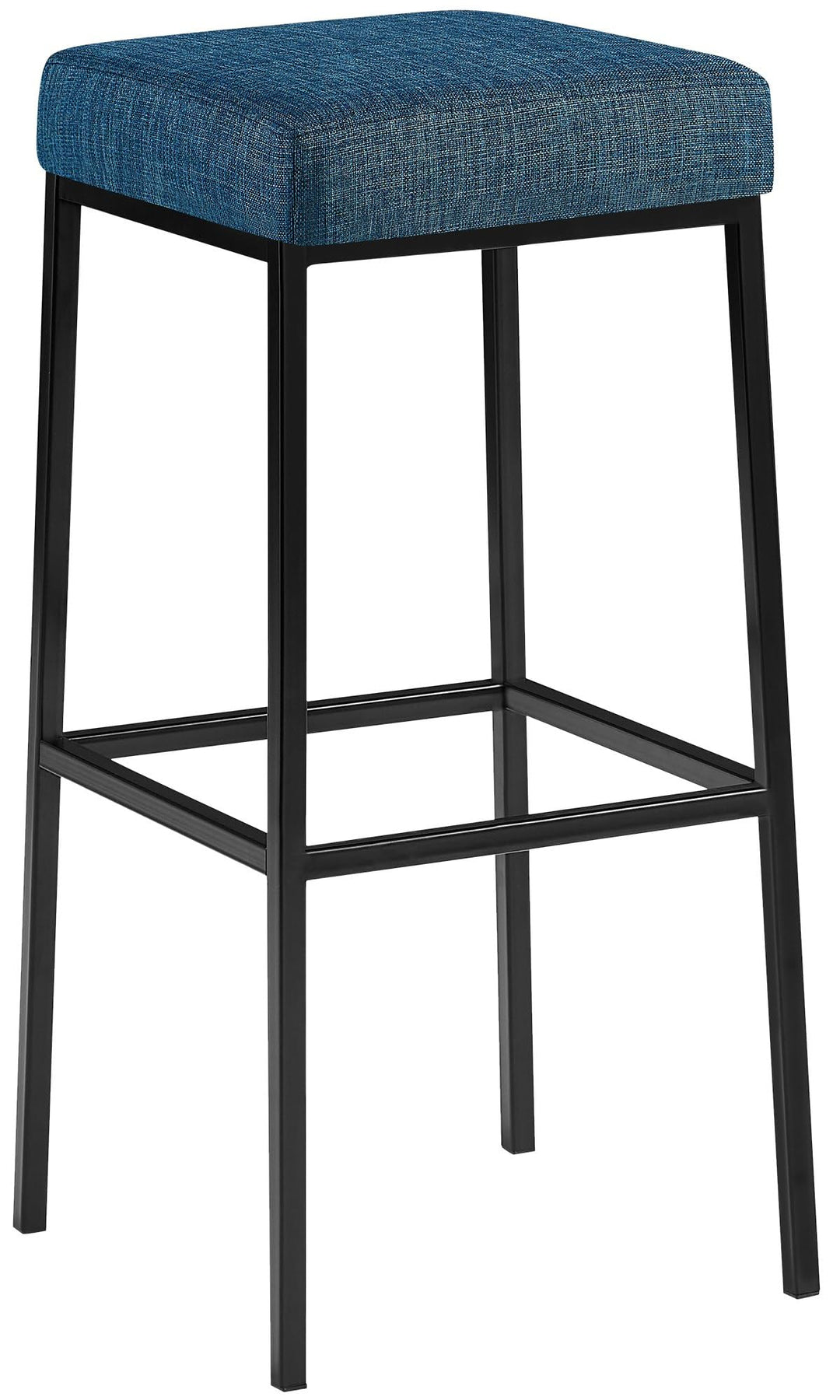 CLP Barhocker Montreal I Gepolsterter Barstuhl mit Stoffbezug I Tresenhocker mit Metallgestell, Farb