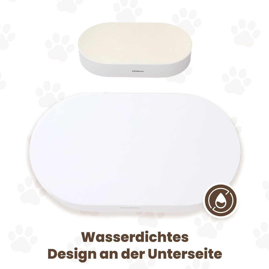 PetRhein Kratzbrett, kratzbretter Katze aus Erstklassiger Wellpappe,kratzmatte für Katzen zum Spiele