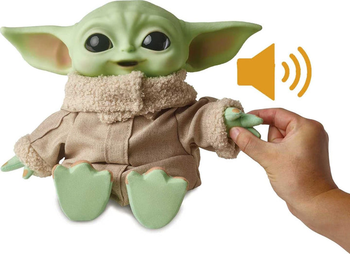 Mattel Disney Star Wars HBX33 - „The Child“ Plüschfigur (ca. 28 cm) aus „The Mandalorian“, zum Samme