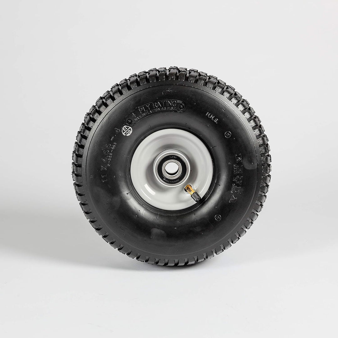 Komplettrad 110/85-4 (11x4.00-4), 4PR, TT, Kenda K358 - Block, Nabe: 20x50mm