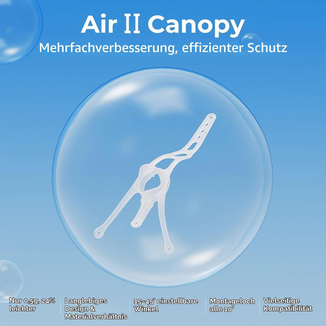 BETAFPV 5pcs Air II Canopy with 15°-45° Adjustable Camera Angle Compatible for 9-10mm Camera Lighter