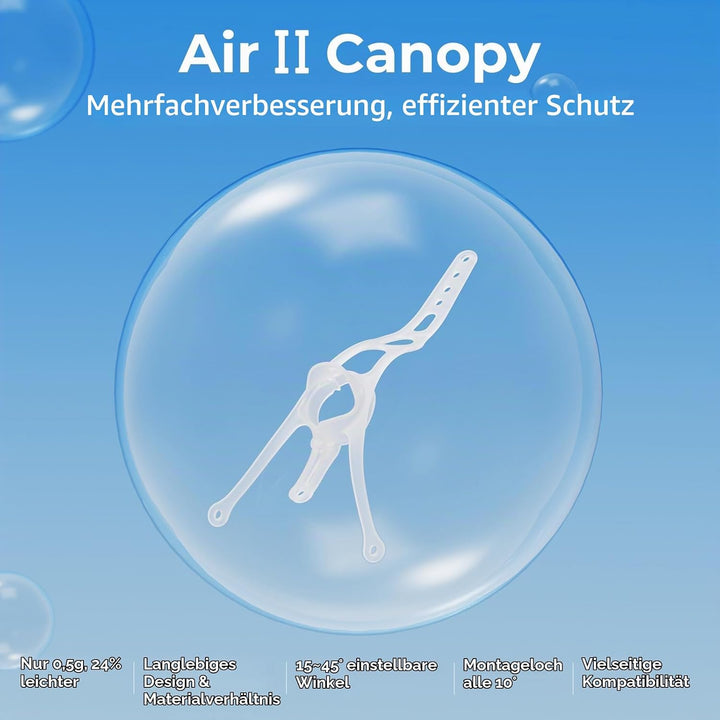 BETAFPV 5pcs Air II Canopy with 15°-45° Adjustable Camera Angle Compatible for 9-10mm Camera Lighter